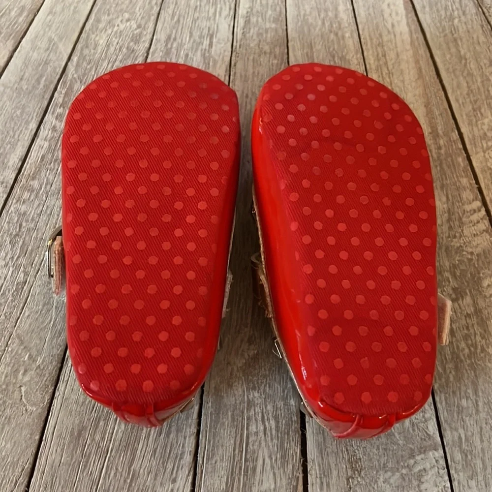 Red Valen-Tiny Baby Shoes - Size 2